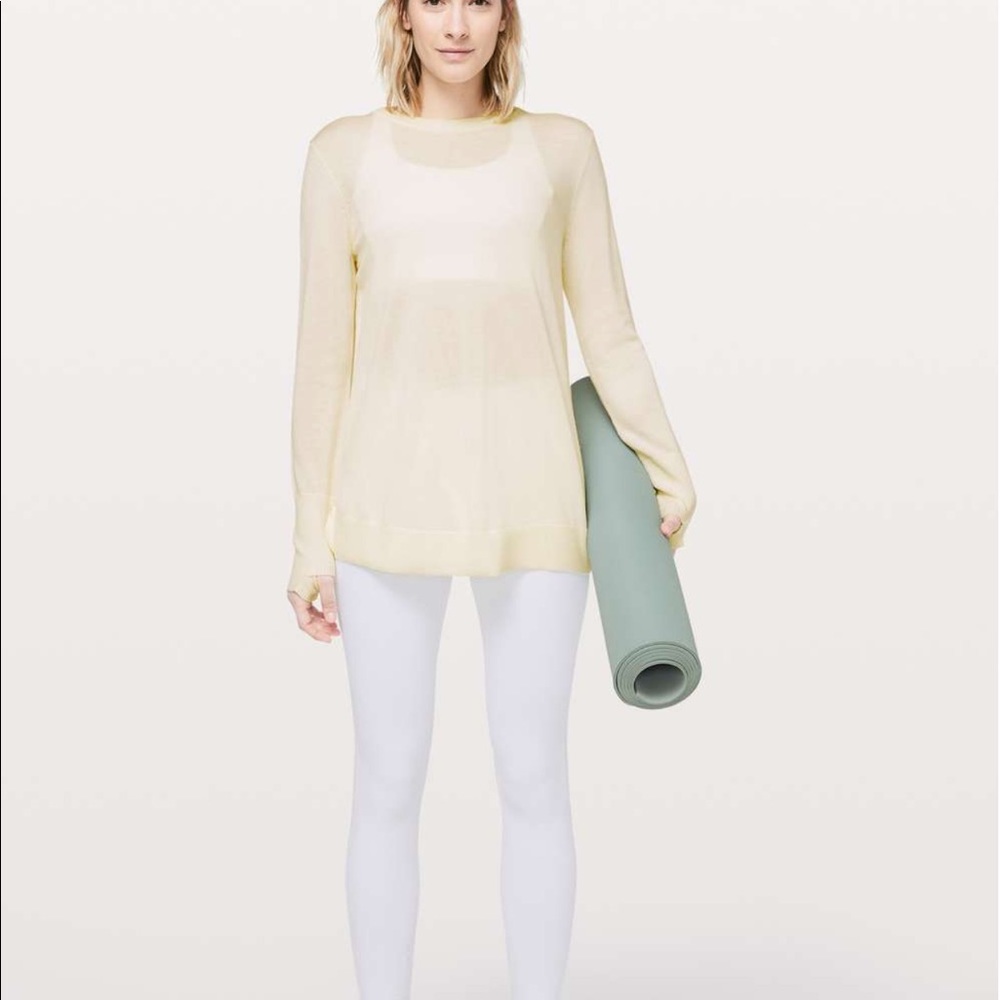 lululemon athletica Cream Sweater